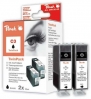 3 Peach inktpatronen zwart compatibel met  Canon, Apple BCI-11BK, 7574A001