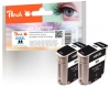 Peach Twin Pack Cartuccia d'inchiostro nero compatibile con  HP No. 88XL bk*2, C9396AE*2