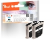 Peach Twin Pack Cartuccia d'inchiostro nero compatibile con  HP No. 88 bk*2, C9385AE*2