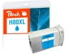 Cartuccia d'inchiostro Peach ciano compatibile con  HP 80XL C, C4846A