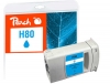 Cartuccia d'inchiostro Peach ciano compatibile con  HP 80 C, C4872A