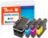 Multipack Peach, compatible avec  Brother LC-529, LC-525XL