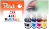 Peach Multi Pack, compatible avec  Canon GI-56