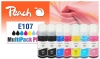 Peach Combi Pack Plus, compatibile con  Epson No. 107, T09B1*2, T09B2, T09B3, T09B4, T09B5, T09B6
