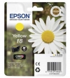210826 - Originali rašalo kasetė, geltona No. 18 y, C13T18044010 Epson