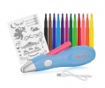 Peach elektrischer Airbrush Stift | 12 Farben | inkl. mehr als 70 Vorlagen | PO150   